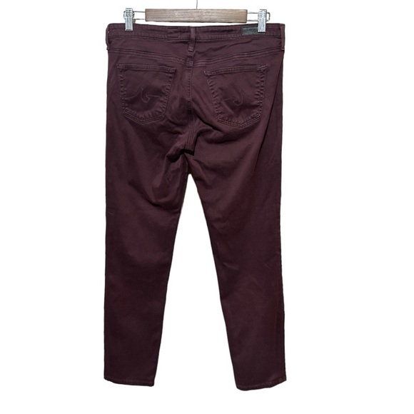 EUC - Adriano Goldschmied Stevie Ankle - “Bordo”(maroon) - size 29R - Picture 5 of 5